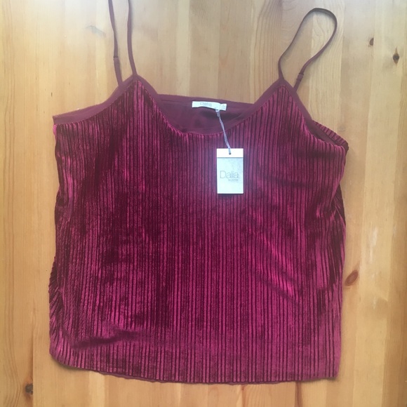 Dalia Tops - Dalia Velvet Tank